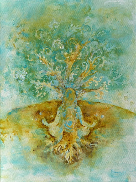 Poster Tree of Life A3 30 x 40 cm Buddha Yoga Etsy