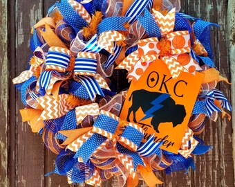 Okc Thunder Decor Etsy