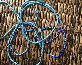 Sizes 39 Inches to 60 Inches Waist Beads, Belly Beads/ Elastic Waist Beads/ Custom Orders Encouraged/ Design Your Own Waist Beads