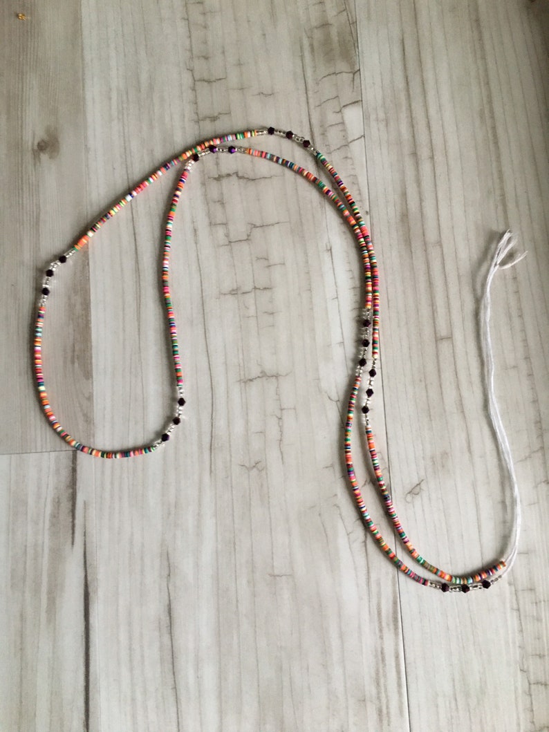 Ghana Waist Beads TieOn One size fits most Bright and Etsy