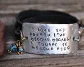 I love the person that I 39 ve become triple wrap bracelet