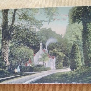 The Cottage West Ella Milton Gazette Serie 4750 Postkarte Postal verwendet