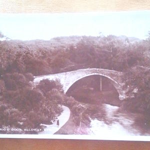 Auld Brigg O Doon Letay Ayr Henderson's Real Photo Series 127 Postkarte Postal unbenutzt
