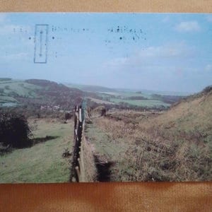 Findon Cissbury Ring Judges C7647X Postkarte Postal gelaufen