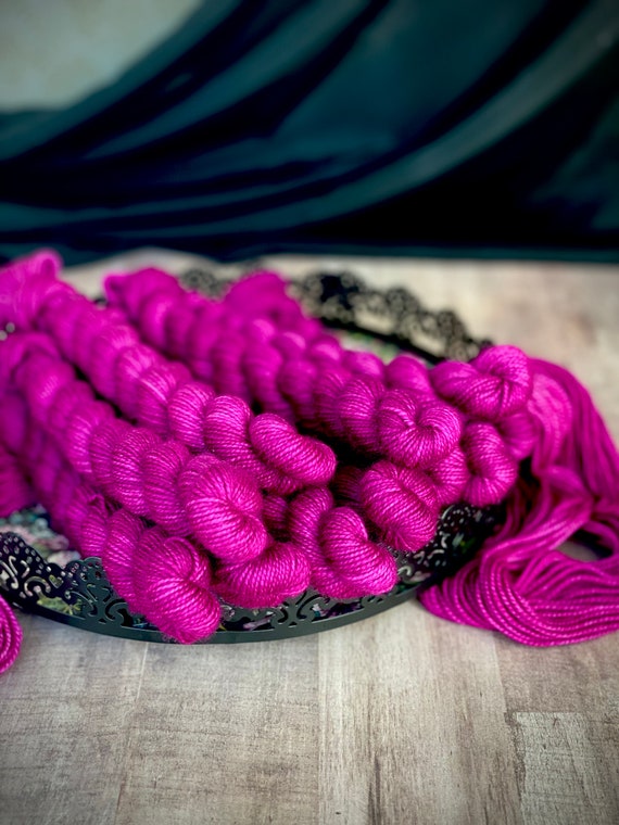 Boysenberry Pie Gumball Mini Skein for Haunted House MKAL