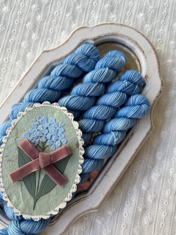 Forget-me-not Gumball Mini Skein