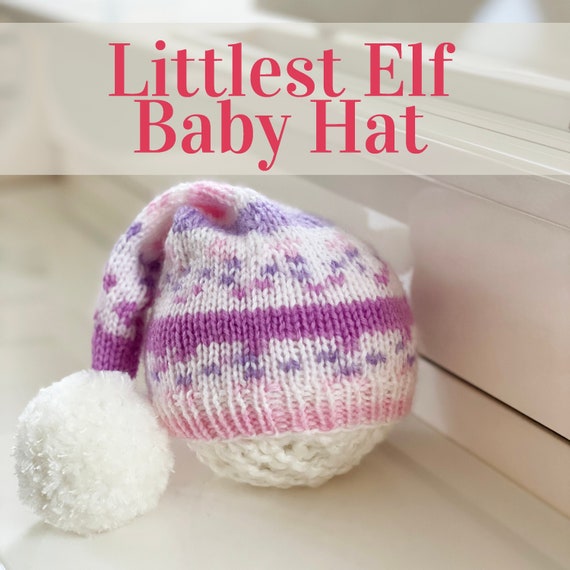 Littlest Elf Baby Hat Knitting Pattern