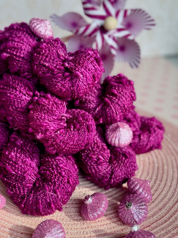Boysenberry Pie Truffle (Boucle) Base - sweater quantity