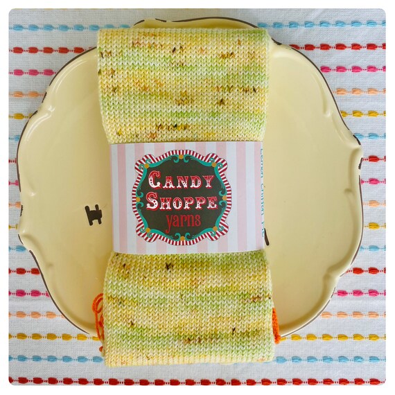 Sock Tube Lemon Chiffon Pie Colorway
