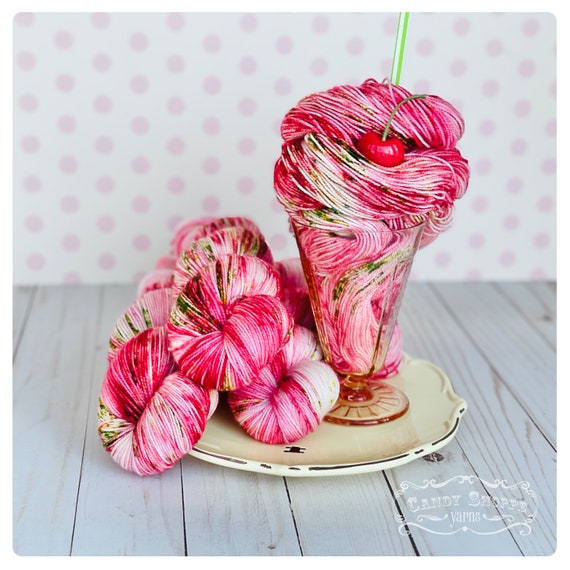 Sour Cherry Fizz Yarn DYED TO ORDER