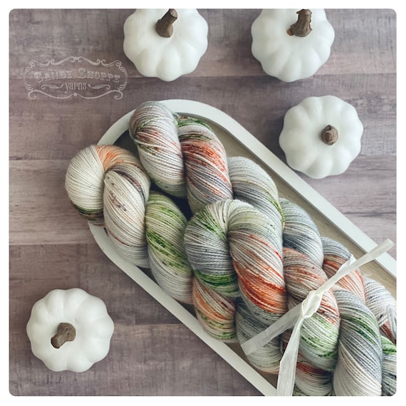 Frosty Pumpkin Cider Sock Yarn