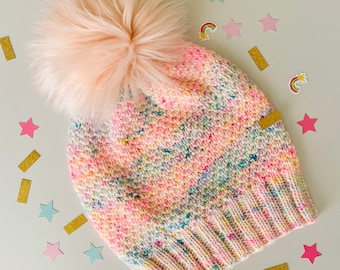 Ice Cream Swirl Hat Knitting Pattern