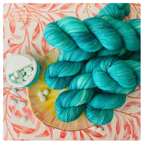 Minty Sweet Sock Yarn