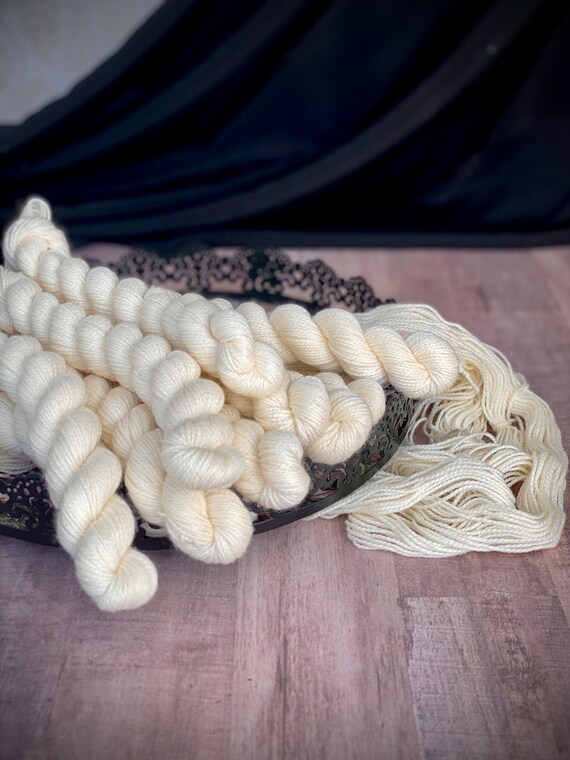 Marshmallow Gumball Mini Skein for Haunted House MKAL