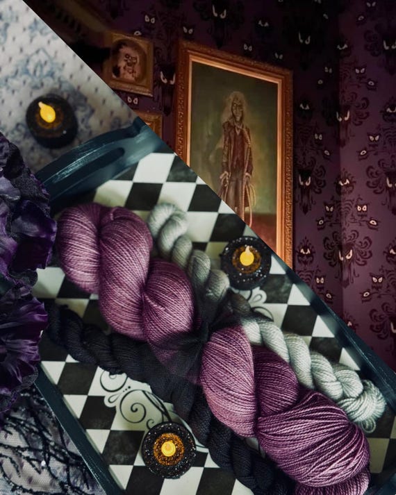 Haunted Halls Sock Set- hand dyed yarn