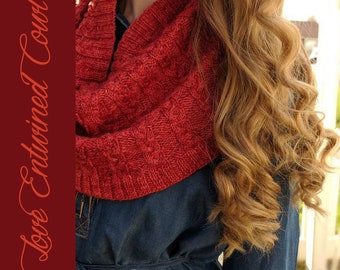 Love Entwined Cowl Knitting Pattern