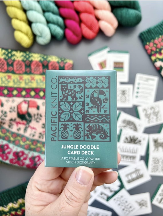 Jungle Doodle Deck for Colorwork - half deck
