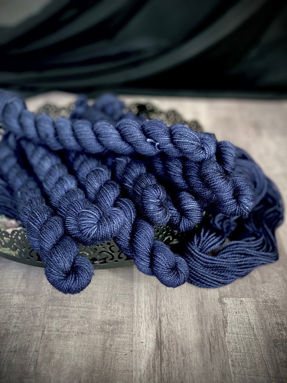 Midnight Gumball Mini Skein for Haunted House MKAL