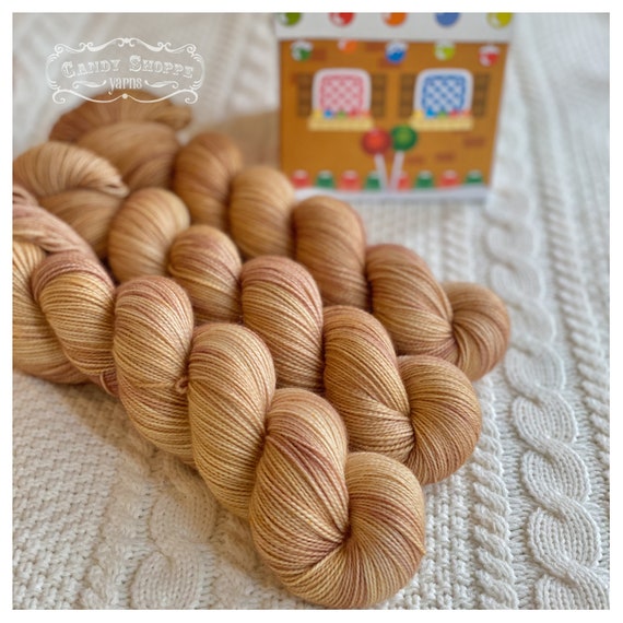 Gingerbread Fingering Weight Sock Yarn