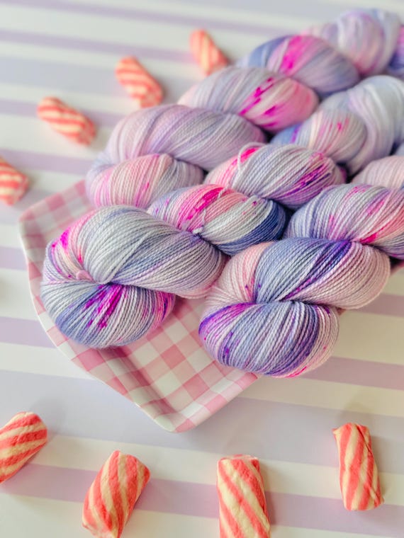 Sweetie Pie Hand Dyed Yarn- from Pastel Dreams Collection