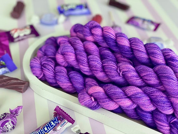 Grape Medley Gumball Mini Skein