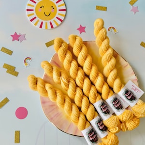 Liquid Sunshine Gumball Mini Skein for Haunted House MKAL