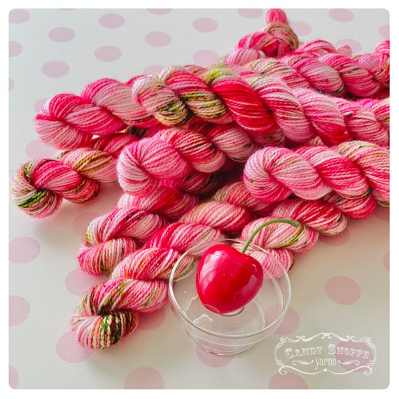 Sour Cherry Fizz Gumball Mini Skein