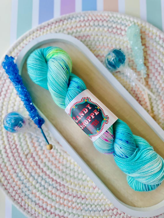 Bluebell Tonic-Lollipop Lane Collection- Hand Dyed Yarn