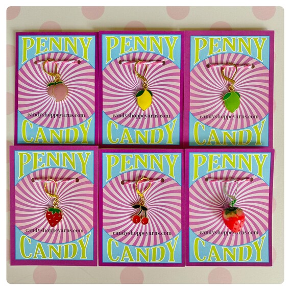 Summer Fruit Penny Candy Stitch Markers