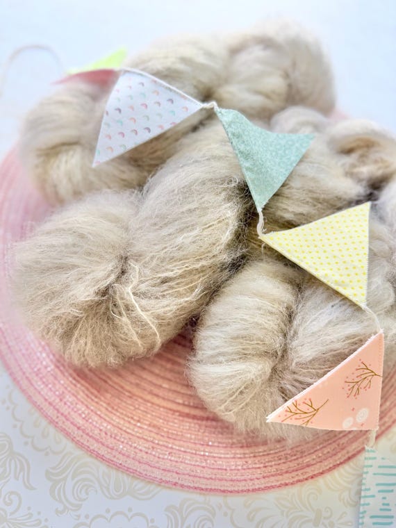 Sugar Pie - DK Weight Cotton Candy Mohair Yarn