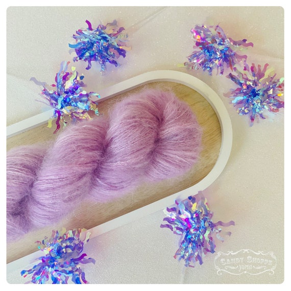 One-of-A-Kind Cotton Candy Mohair Yarn