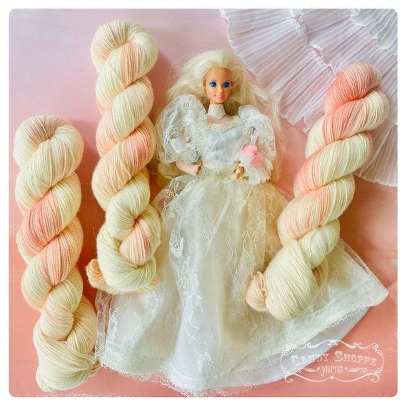 Wedding Fantasy Barbie Yarn DYED TO ORDER