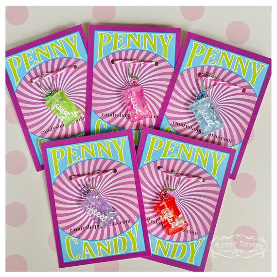 Sweet Treats Sparkle Penny Candy Stitch Markers