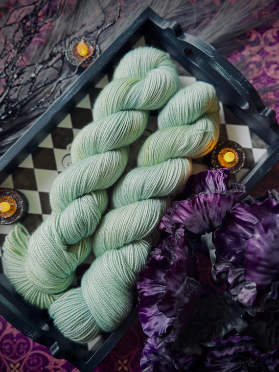 Ghost Host Hand Dyed Sock Yarn