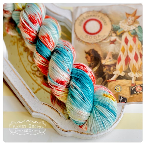 Clowning Around Sock Yarn