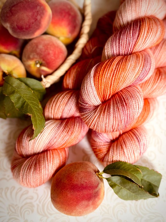 Sunkissed Hand Dyed Sock Yarn