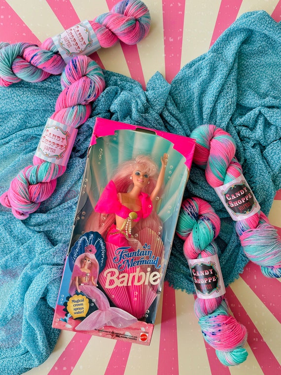 Fountain Mermaid Barbie Yarn