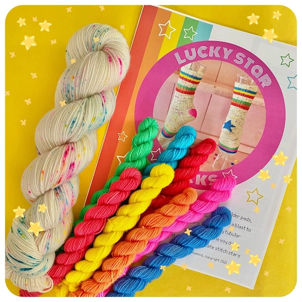 Ensemble de chaussettes Lucky Star RETRO WAVE avec options