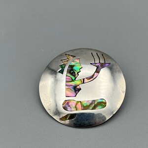 Vintage Mexican Sterling Brooch or Pendant