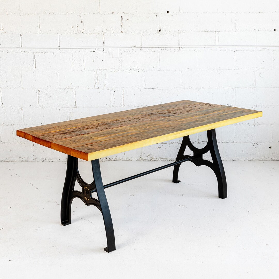 Reclaimed Wood Farmhouse Dining Table - Etsy