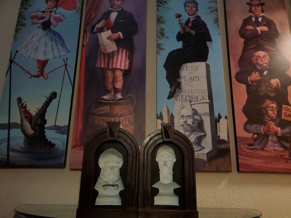 13 Resin Casted Haunted Mansion Following Bust set with Etsy