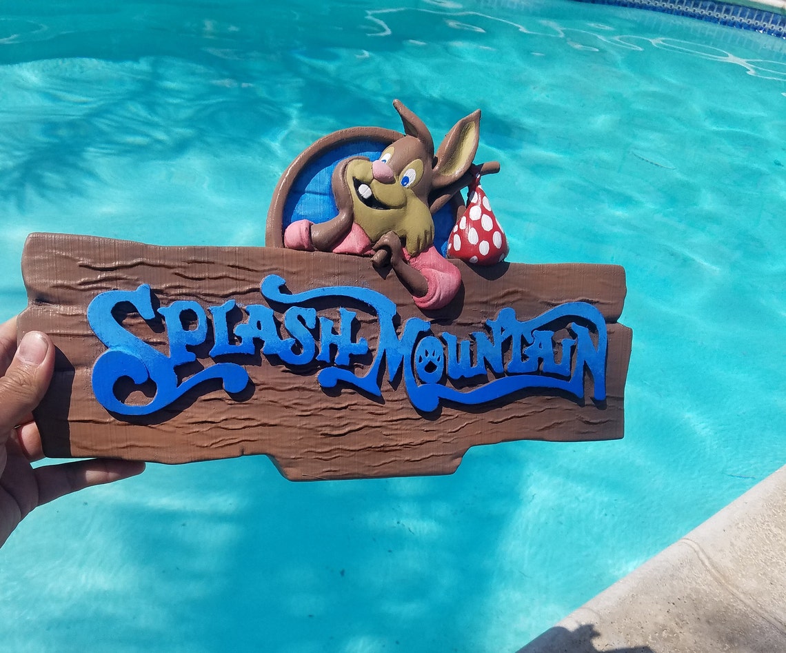 15 WDW Splash Mountain Queue Sign Etsy