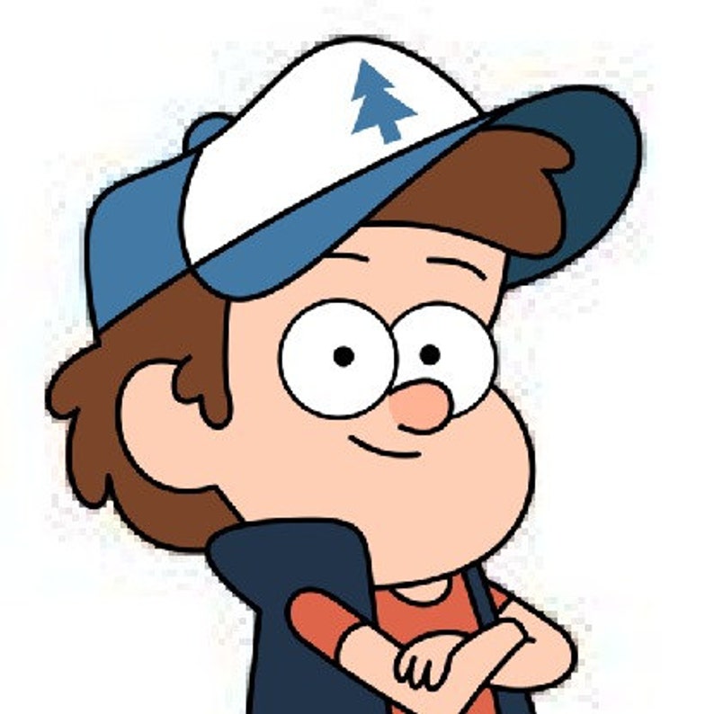 Dipper Pines from Gravity Falls Trucker Hat Mesh Hat Snap Etsy