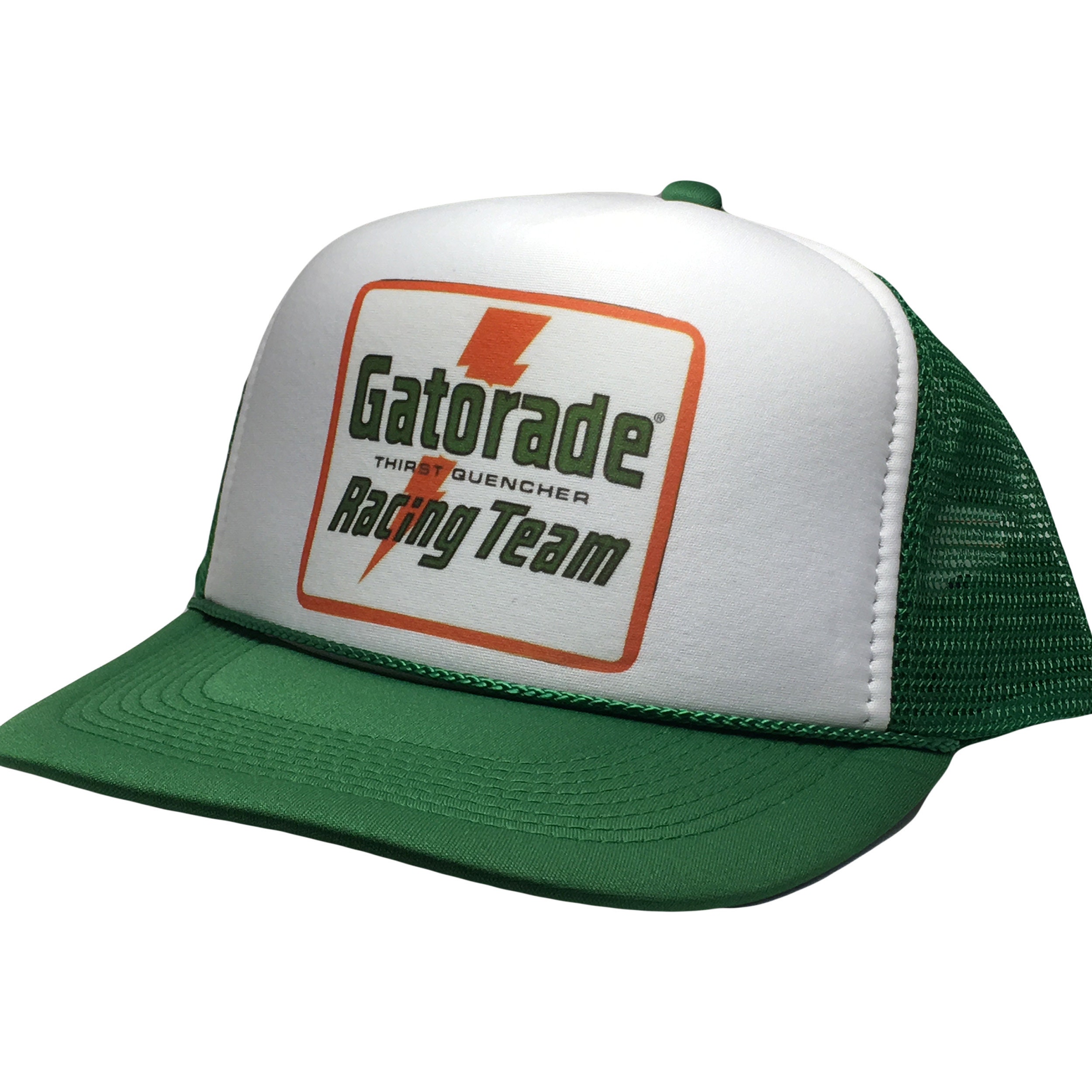 Gatorade Racing Team Trucker Mesh Hat Ajustable Vintage Cap Etsy