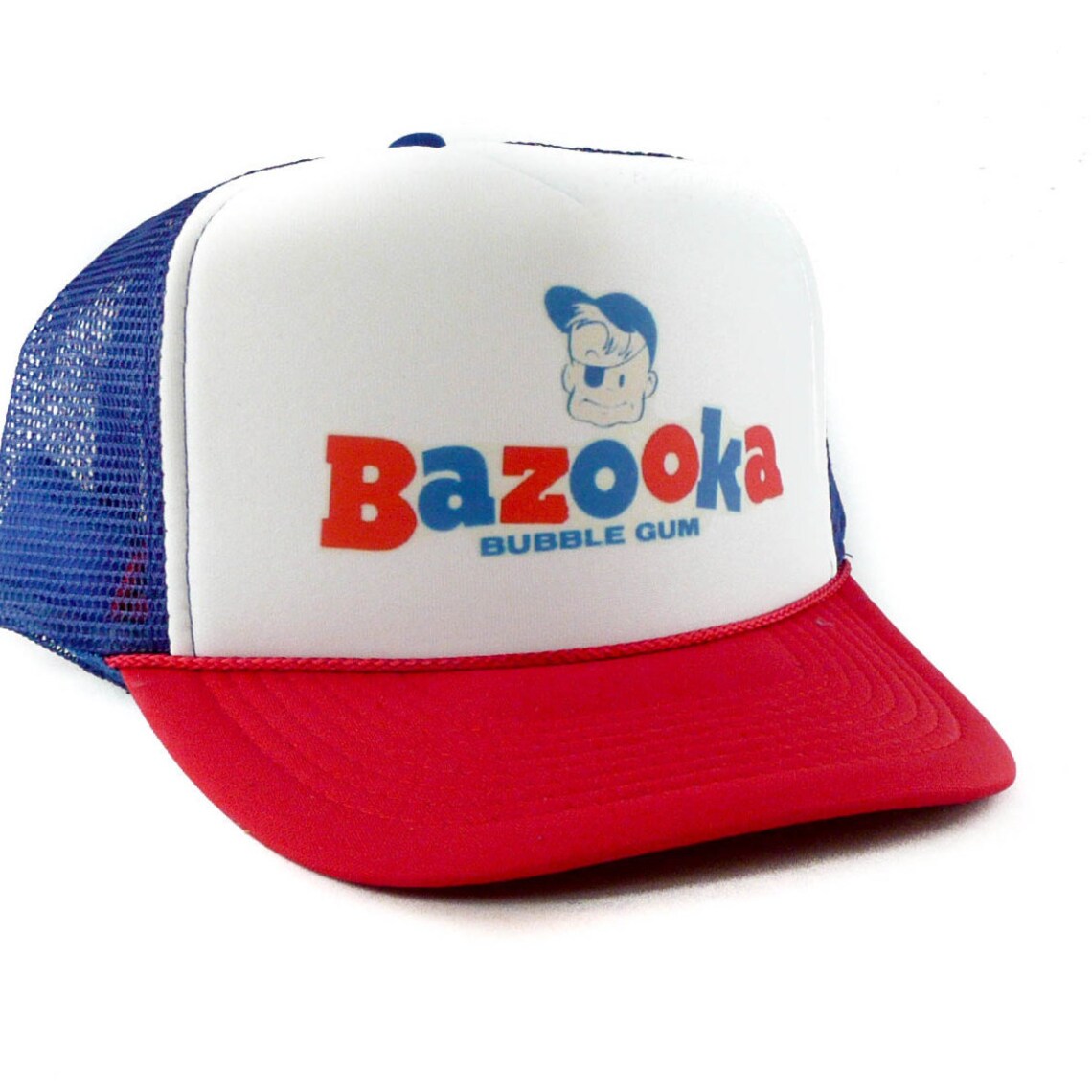 Bazooka Bubble Gum hat Trucker Hat Mesh Hat Snap Back Hat rwb Etsy