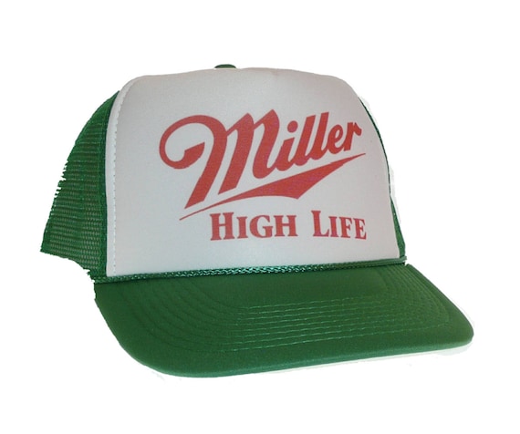 vintage miller high life hat