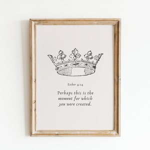 modern christian art. bible verse wall art. christian artwork. biblical wall art. for such a time as this. esther 4:14 wall art.