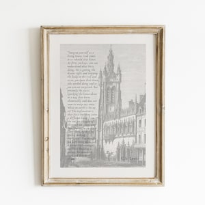 cs lewis quote wall art. christian home decor. printable christian wall art. encouraging christian wall art. imagine yourself a living house