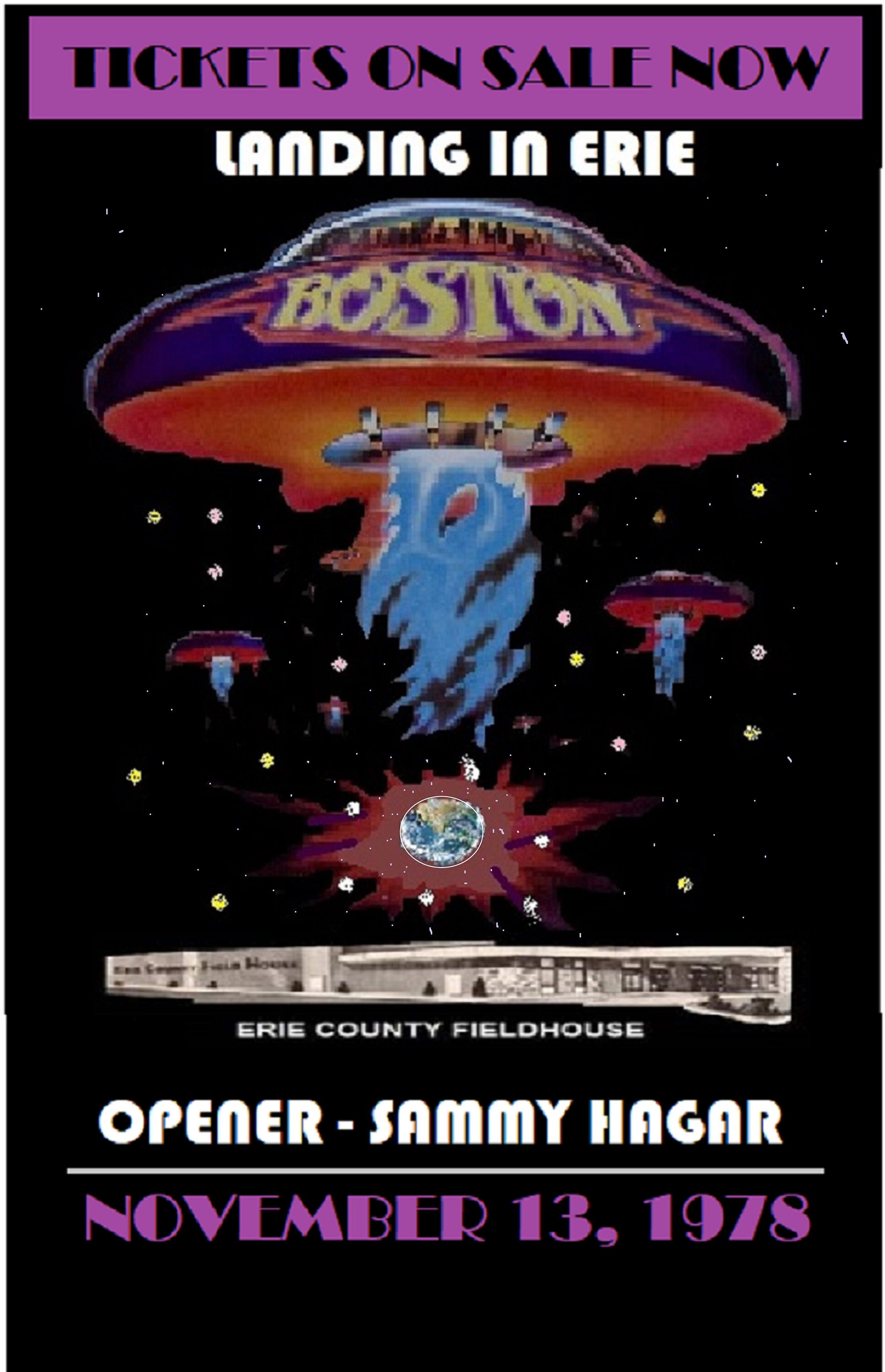 Boston Concert Poster Laminated to last for years. 11 by 17 Etsy