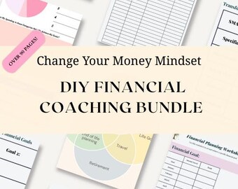 Ändere dein Geld Mindset mit dem DIY Coaching Bundle ~ Arbeitsblätter, Fragen, Vorlagen & mehr